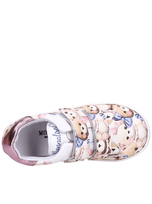Sneakers in ecopelle MONNALISA | 83D015 4F00MULTICOLOR